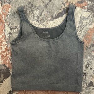 Fitness cropped tank top